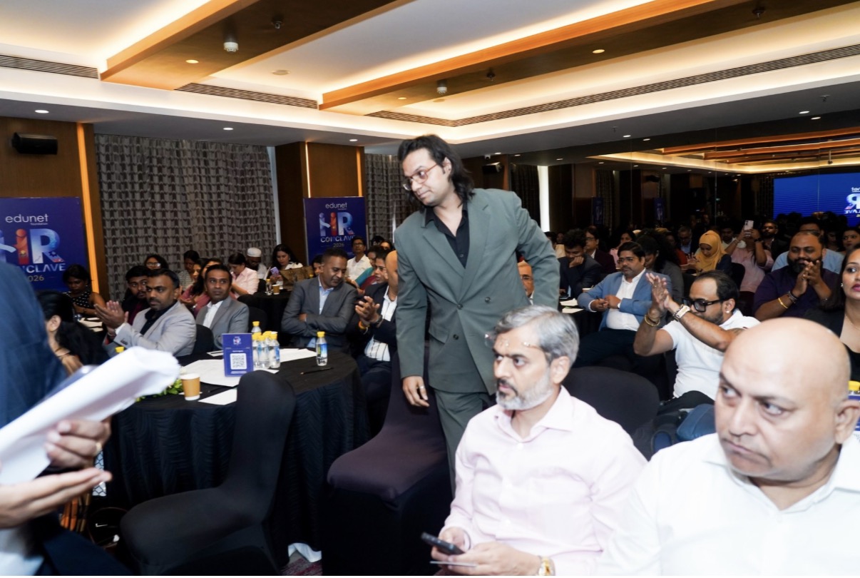 Shivendra at the EduNet HR Conclave